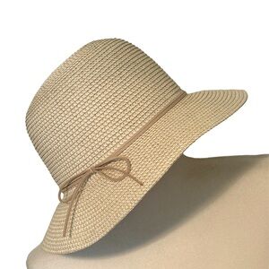SONOMA Cream Woven Sun Hat Packable OS *NEW*